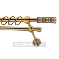Карниз «Мозаика» 16мм антик, гладкий, 2 ряда